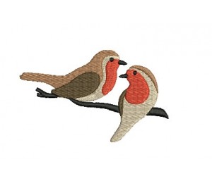 Stickdatei - Rotkehlchen